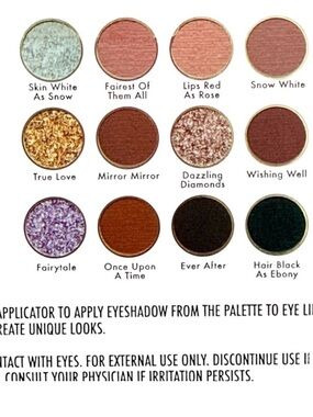 Disney | Makeup | Disney Snow White Eyeshadow Palette | Poshmark